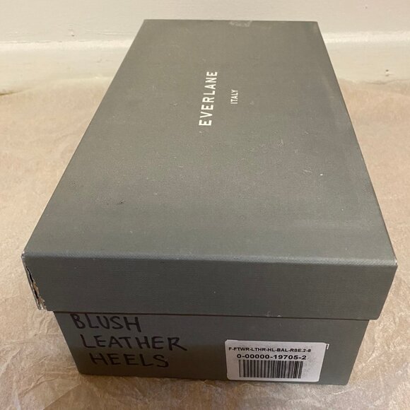 Blush/Baby Pink Everlane Day Heel - Picture 2 of 4